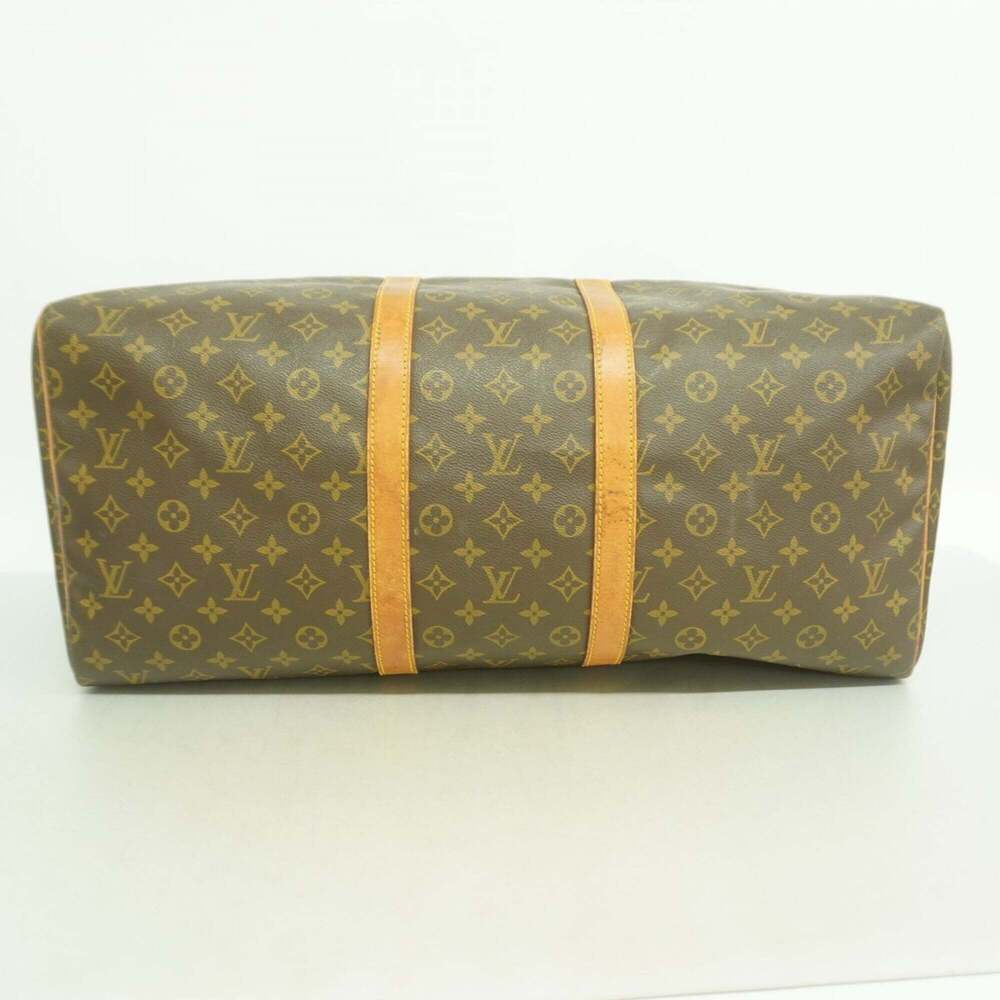 LOUIS VUITTON Brown Monogram Keepall 55 Boston Bag - Picture 3 of 15